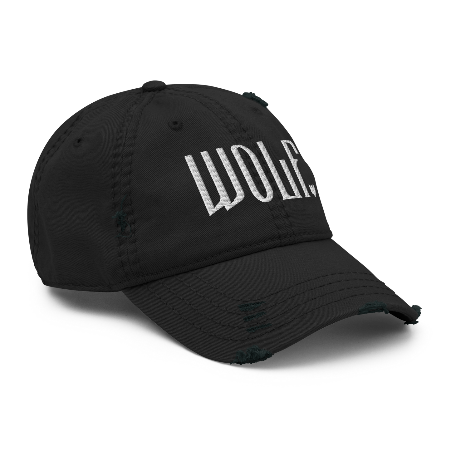 Wolf - Distressed Dad Hat