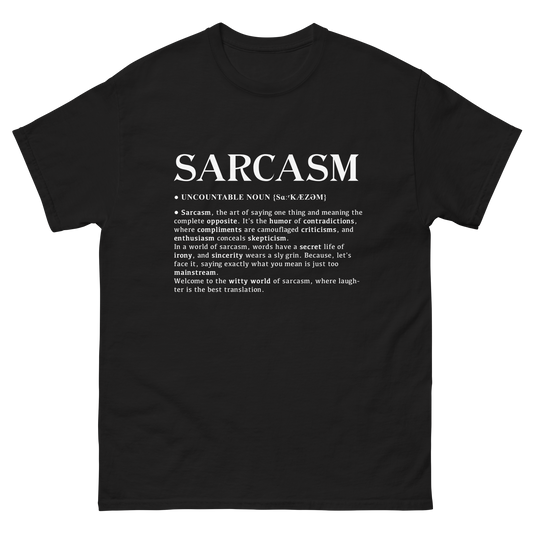 Sarcasm Enthusiast T-shirt