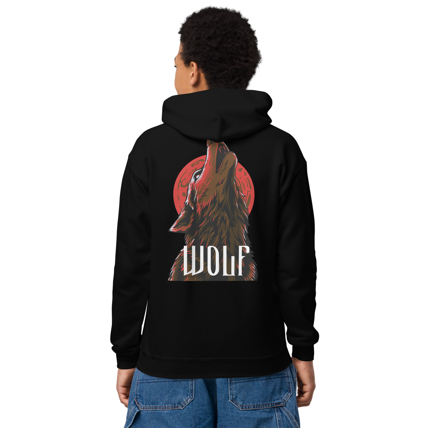 Wolf - Kids Hoodie